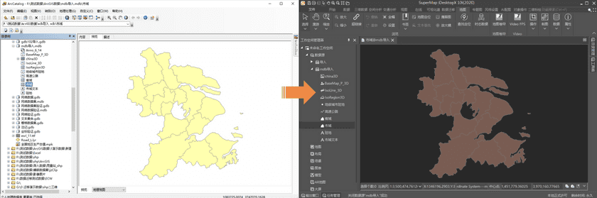 Region compare