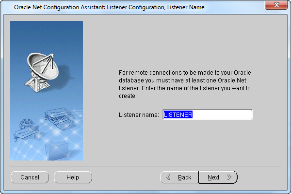 Configure the listener
