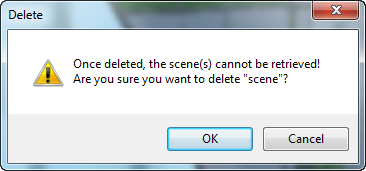 Delete Scene