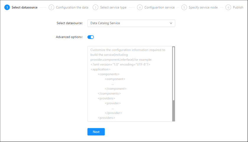 datacatalogselection