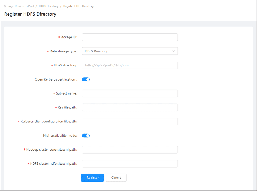 addHDFStocomputelist