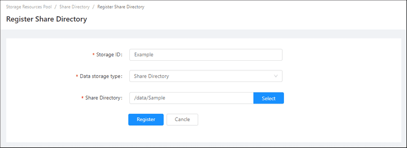 addShareDirectorytocomputelist