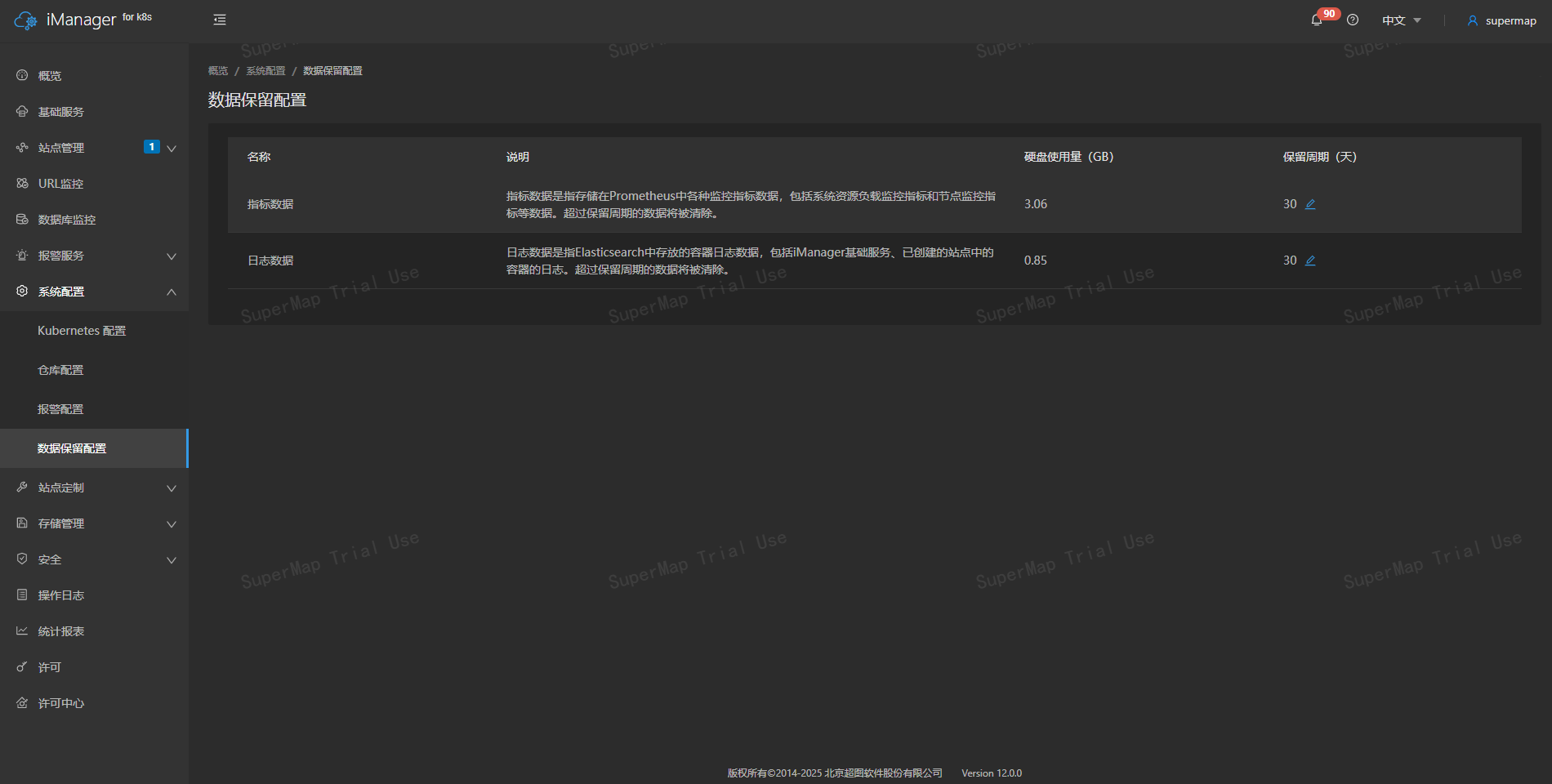 retentionconfig