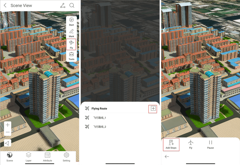 3DView line