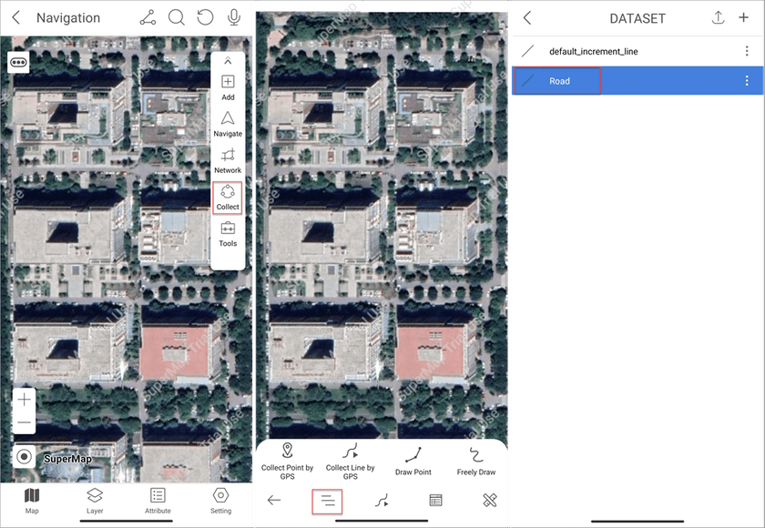 AppNaviGather ChooseDataset